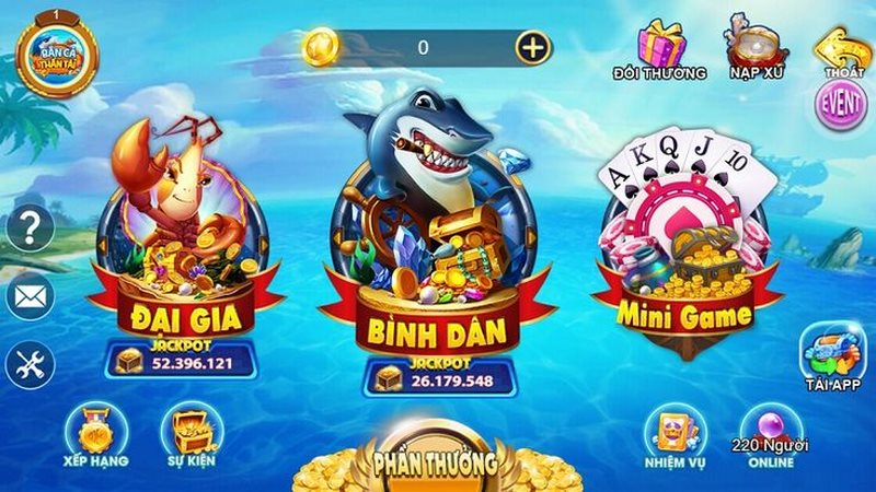 Game cá Thần Tài trở nên thú vị bởi đồ hoạ đặc sắc