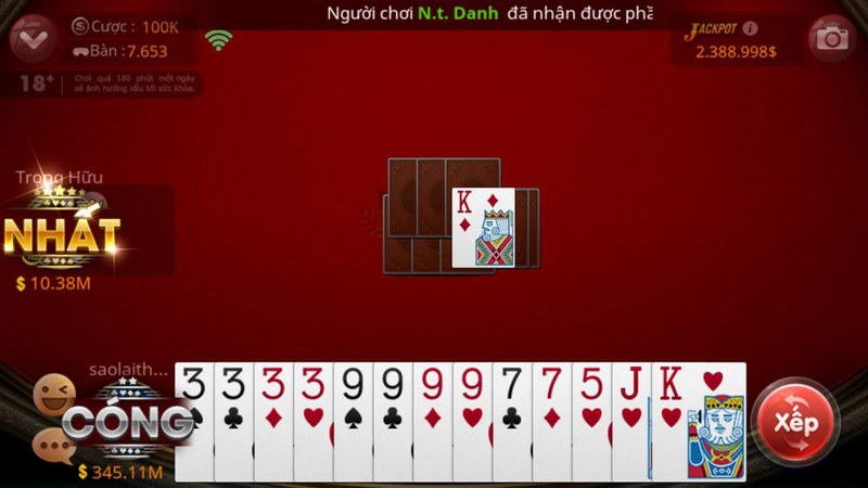 Tiến lên miền Nam đã trở thành game quốc dân