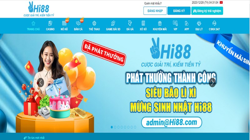 Hi88 dẫn đầu thị trường về xu hướng cũng như dịch vụ giải trí